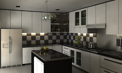 Gambar Kitchen Set Rumah Minimalis Modern Desain Terbaru 