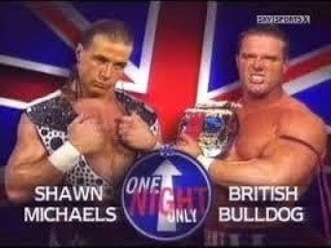 WWF One night Only 1997. European Championship: British Bulldog (c) vs