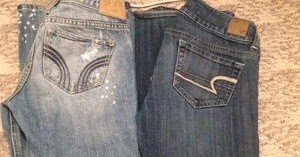 hollister and american eagle sizes