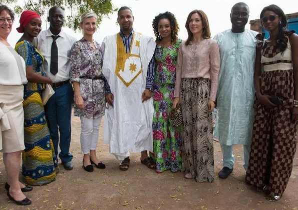 Crown Princess Mary wore floral dress at UNFPA, Danish C-130 cargo airplanes at MINUSMA in Mali