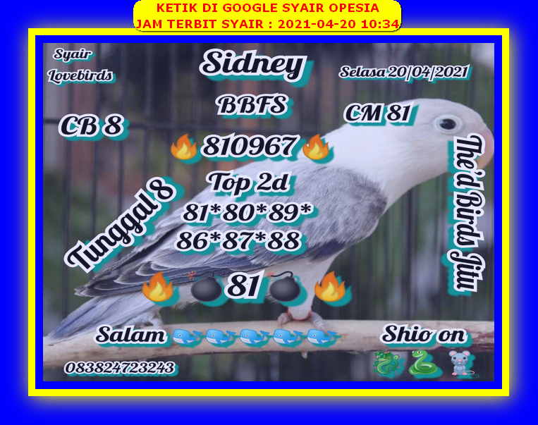 PREDIKSI togel sydney
