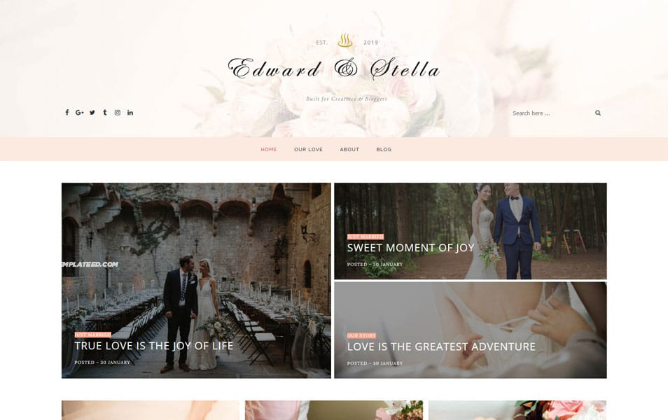 Edward Stella Clean Responsive Blogger Template Edward Stella Clean Responsive Blogger Template