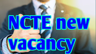 Ncte job recruitment