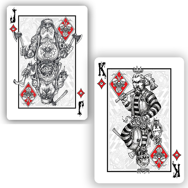 Zombie Riders Playing Cards