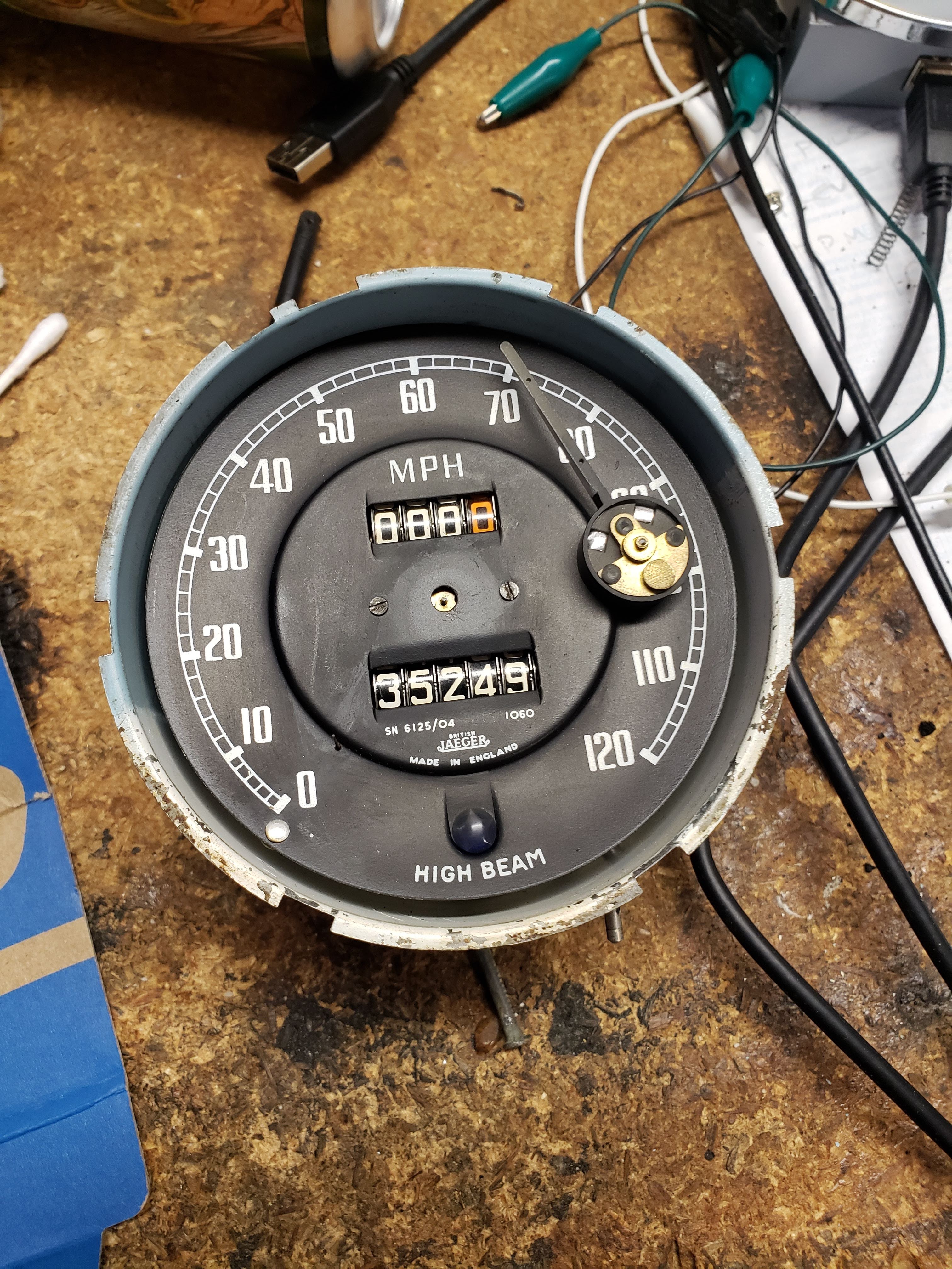 The MGB Tachometer and Speedometer Have Guided Me Since I was 16!