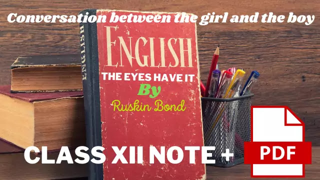  Conversation between the girl and the boy