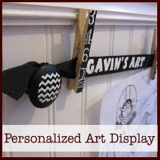 personalized art display