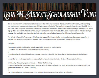 Leon M. Abbott Scholarship Fund. Supreme Council, 33°. Scottish Rite, NMJ