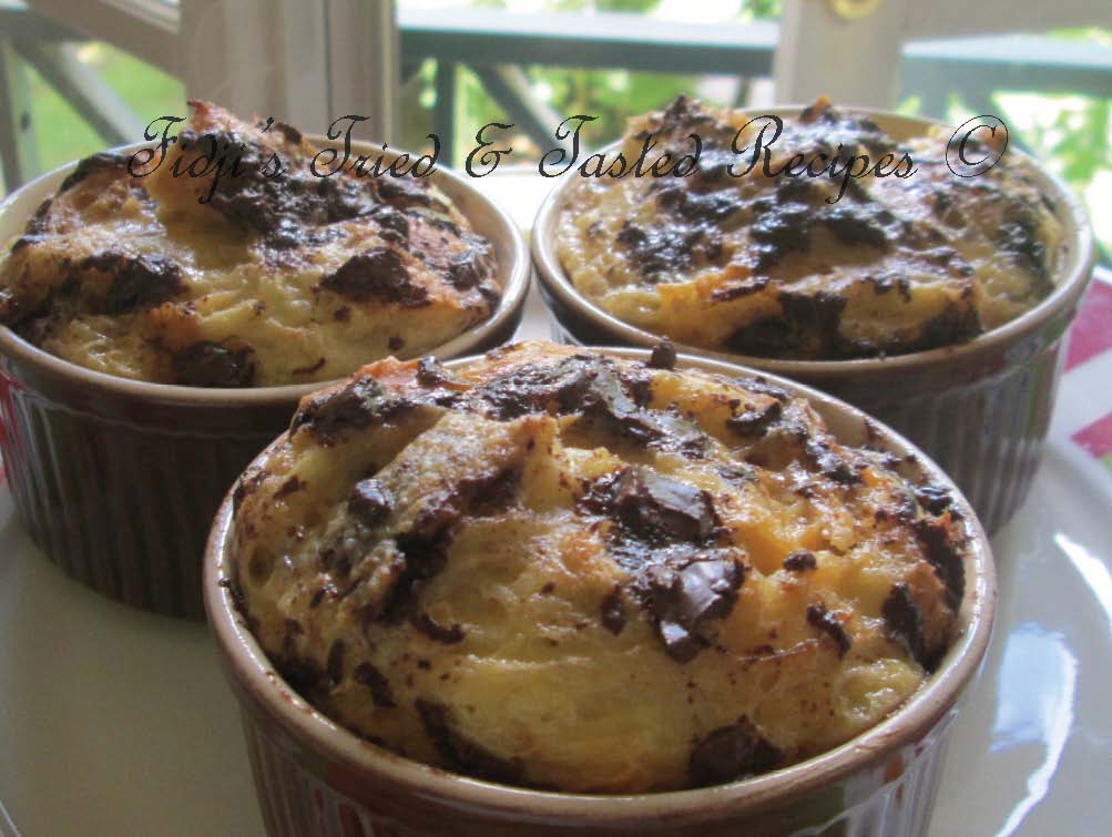 Fidji's Tried & Tasted Recipes Pain au Chocolat Pudding