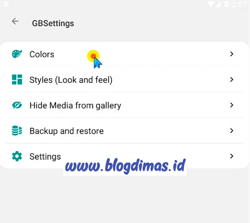 Cara mengganti background layar utama