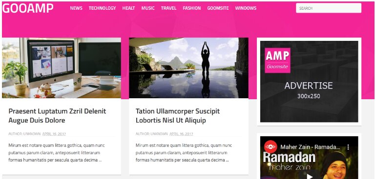 GooAMP AMP Blogger Template GooAMP AMP Blogger Template