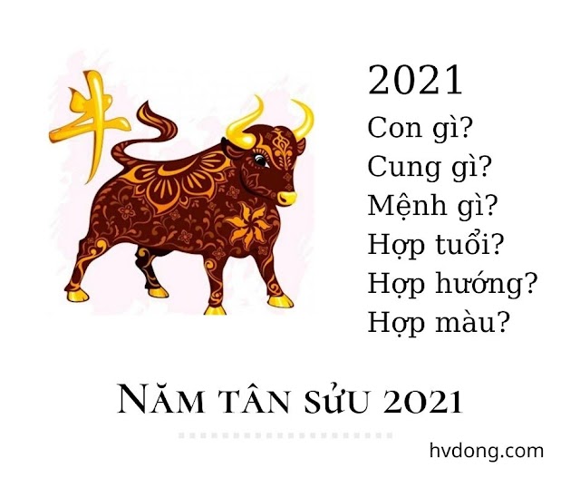 2021 là năm con gì? Là mệnh gì? Hợp mệnh gì?