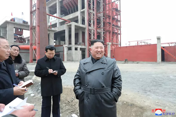 Kim Jong Un guides Sunchon Phosphatic Fertilizer Factory under construction