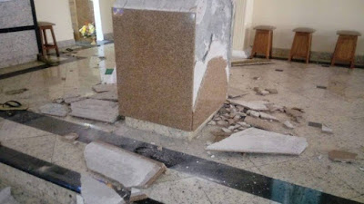 Fundamentalista religioso quebra alta de Igreja em Macaé Fundamentalista religioso quebra alta de Igreja em Macaé