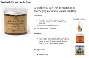 Brecknell Turner Saddle Soap