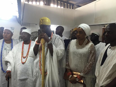 0 Photos: Ooni of Ife and his wife visit Badagry town in Lagos