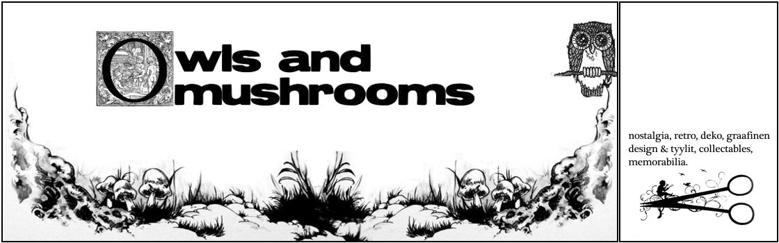 Owls and mushrooms