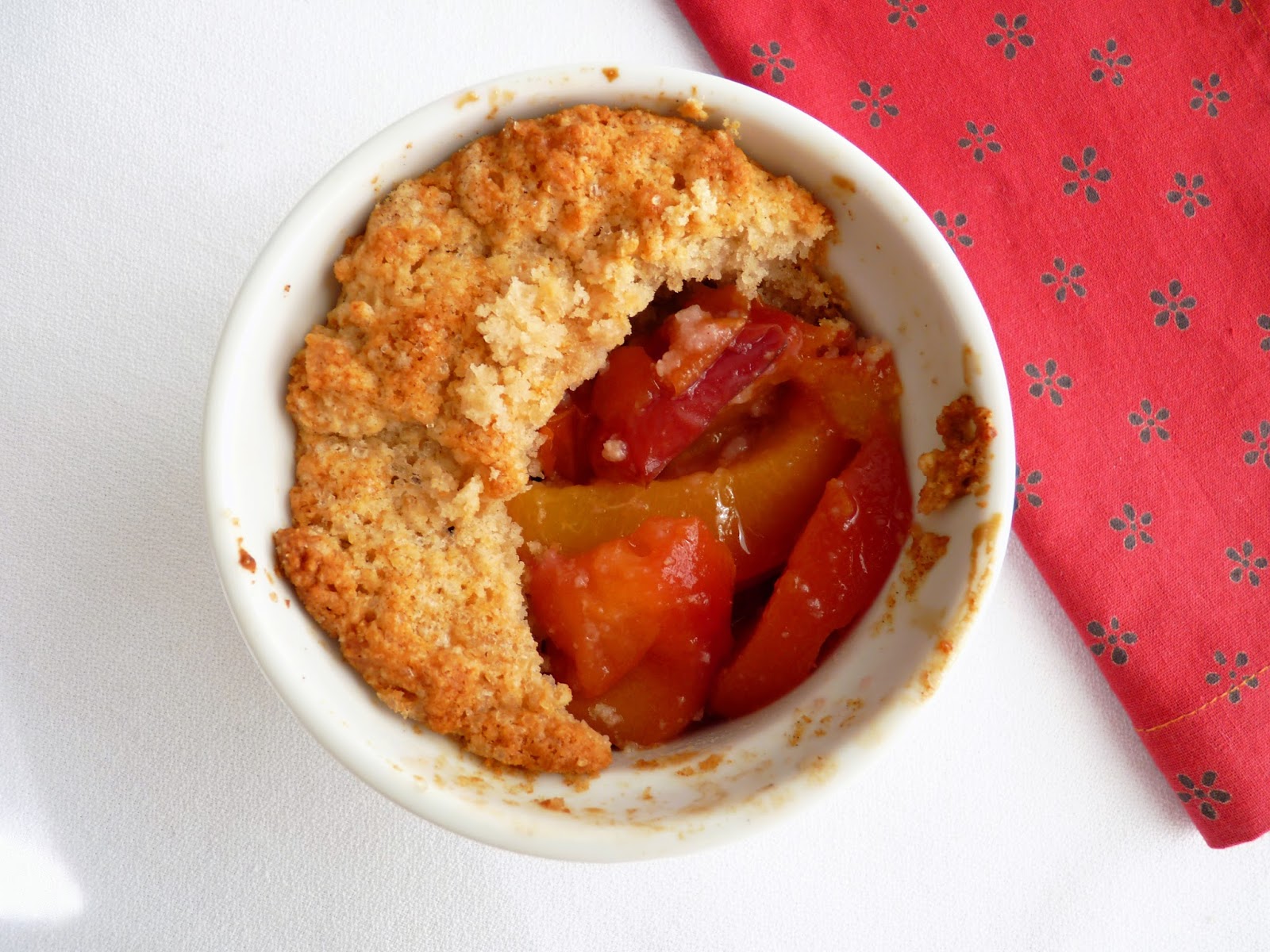 pastry studio Nectarine & Ginger Cobbler