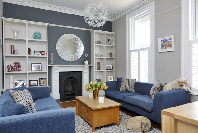 10 Ideas Of Living Room Choice With Blue Sofa Dream House