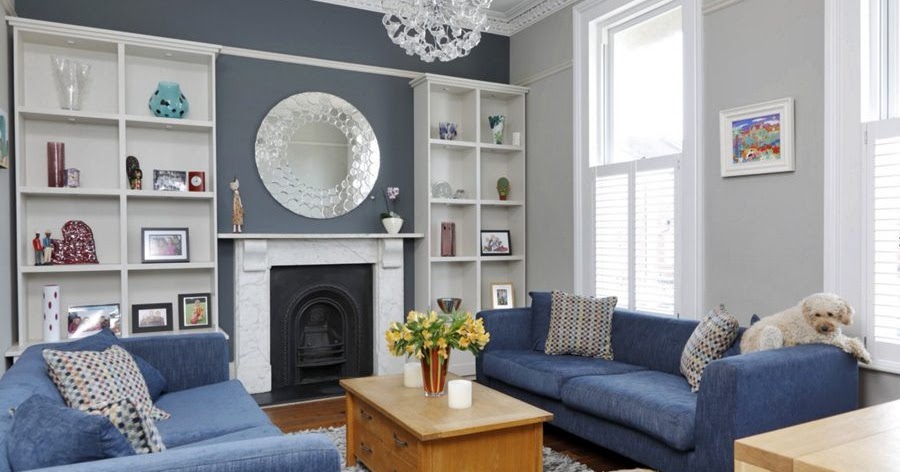 10 Ideas Of Living Room Choice With Blue Sofa - Dream House
