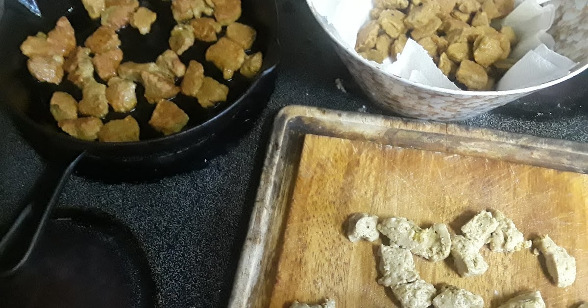 Blessed Vegan Life Vegan Chickenless Seitan Cubes