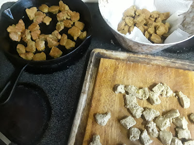 Preparing the seitan