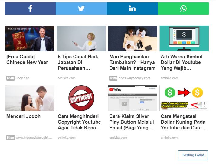 Cara menempatkan iklan di blog