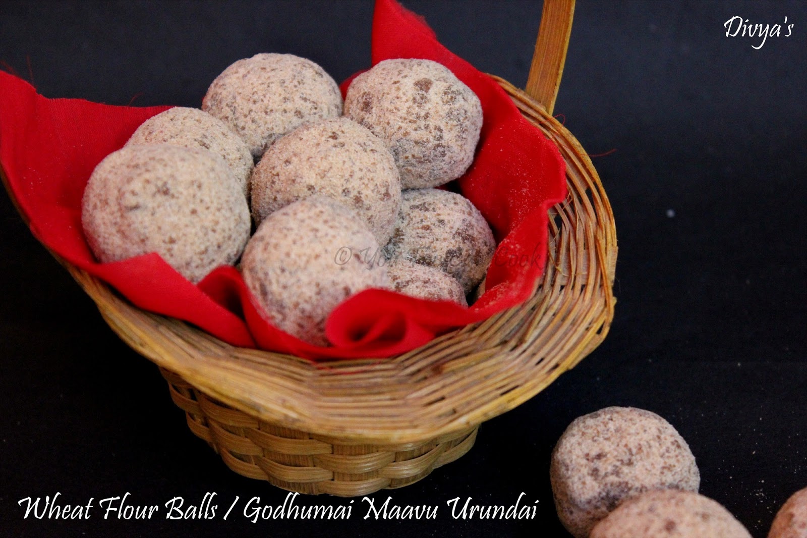 Wheat Flour Balls Godhumai Maavu Urundai Healthy Indian Snack Low