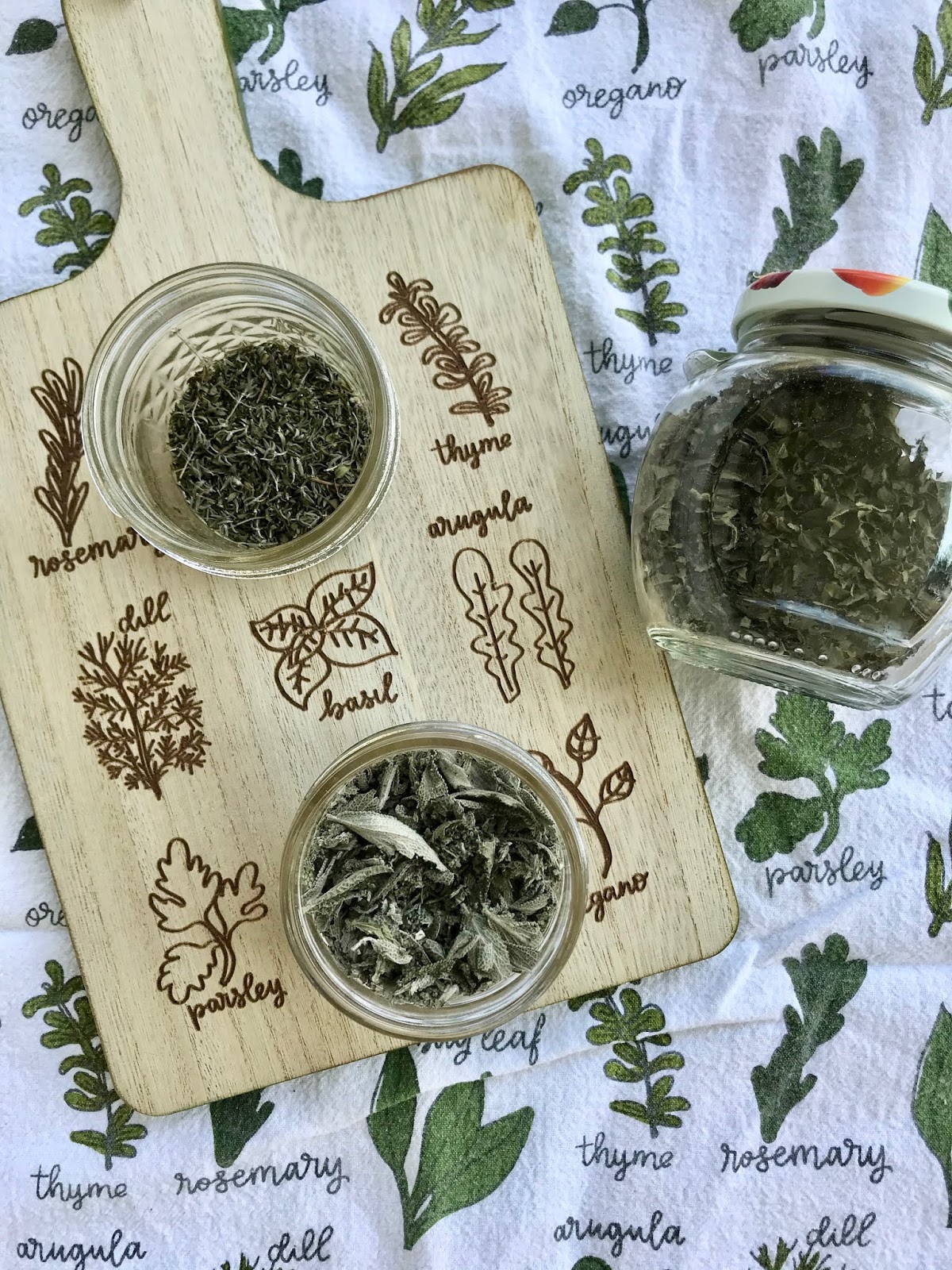 How to Dry Garden Herbs in the Oven