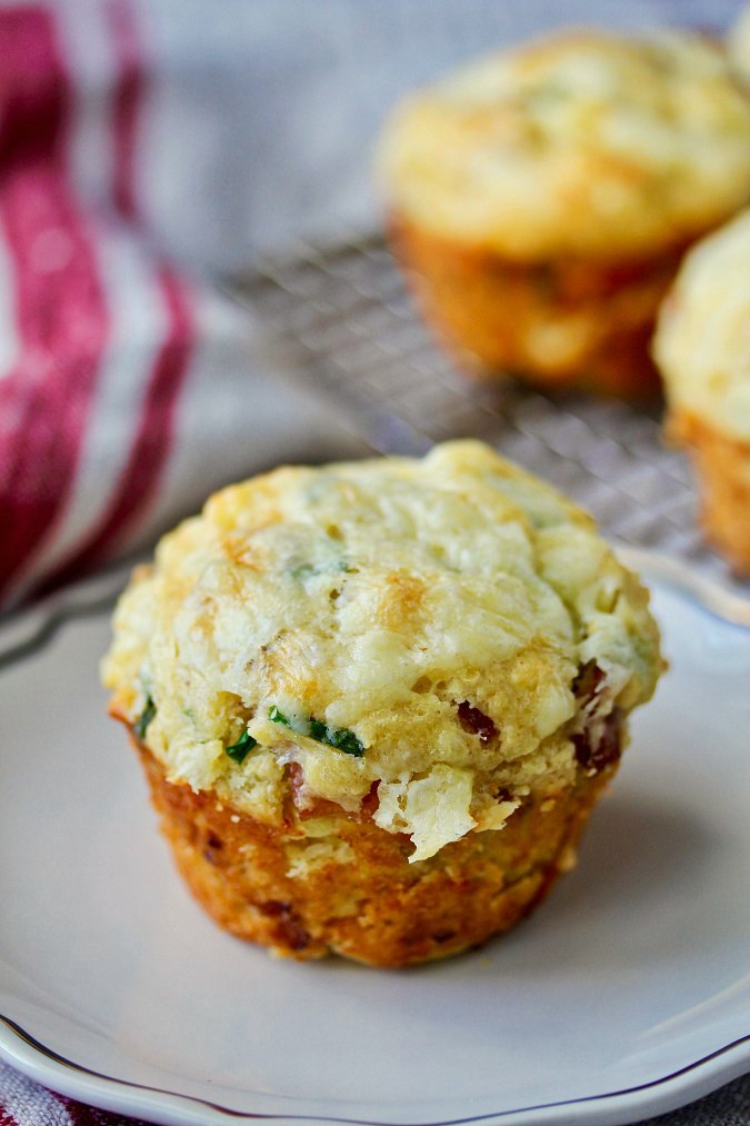 Cheesy Corn and Bacon Muffins Karen's Kitchen Stories