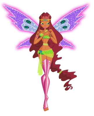 Hình ảnh hoạt hình dễ thương của tiên nữ Winx Layla