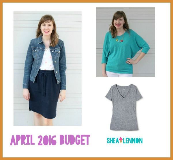Shea Lennon April Clothing Budget