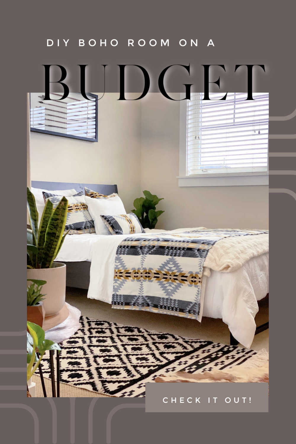 Creating Boho Bedroom Decor with the Cricut Explore Air 2