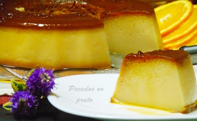 Receita do pudim de laranja