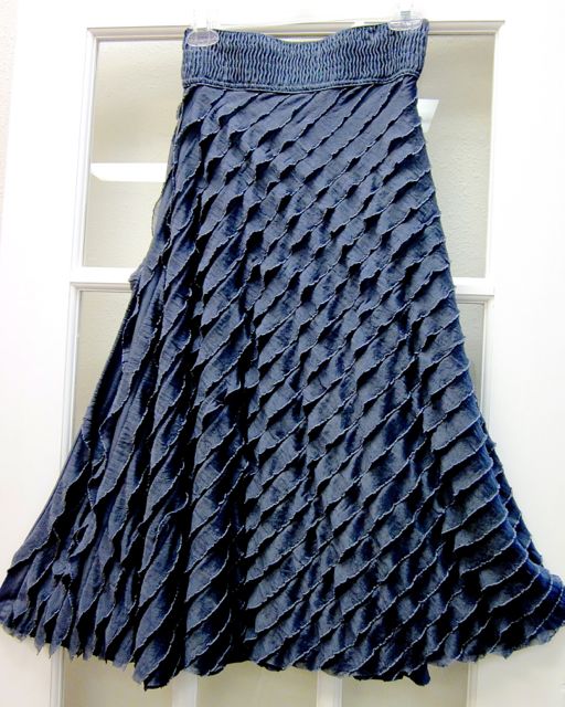 Sew It Up: My Diagonal Ruffle Skirt!