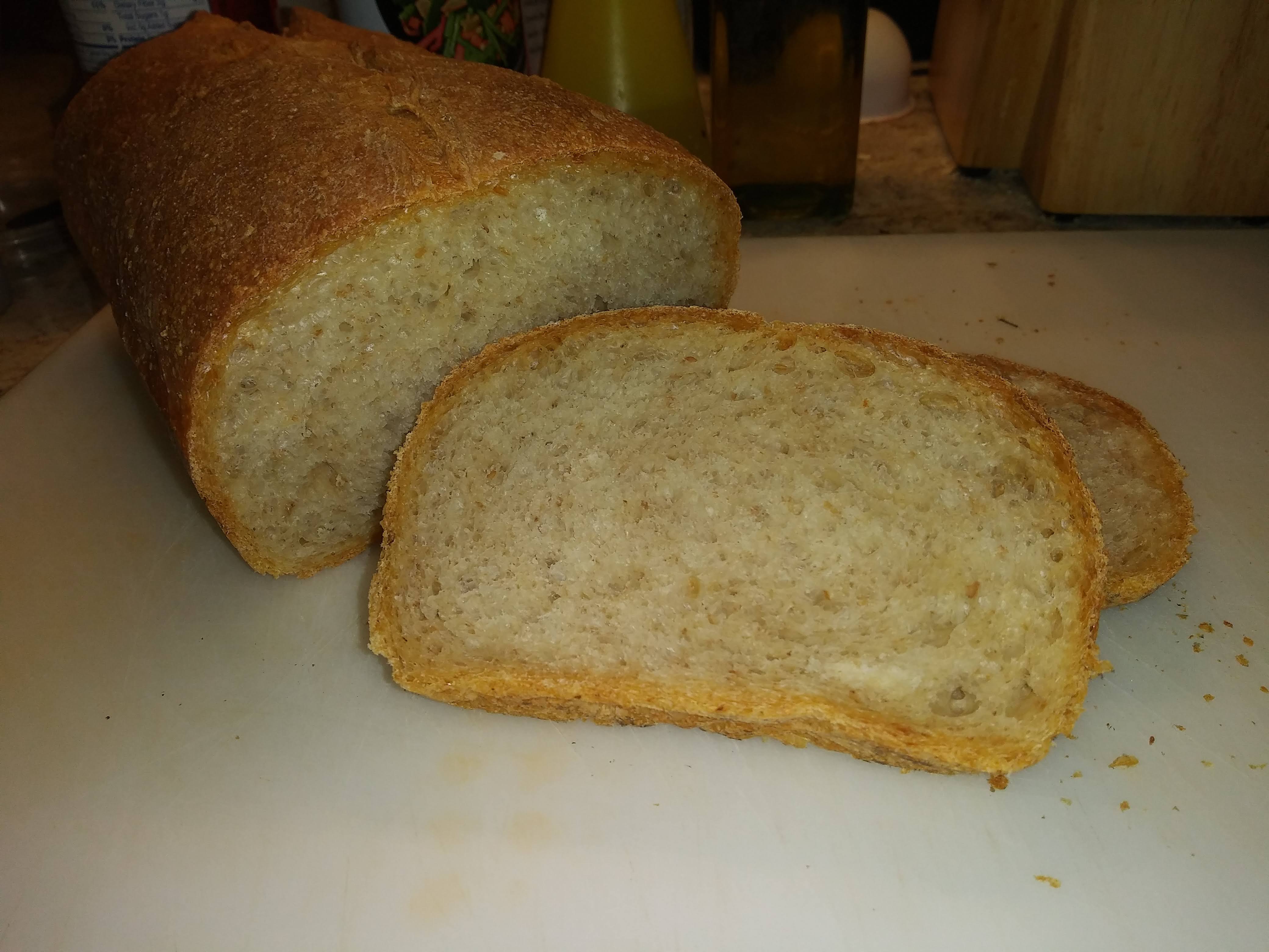 Chaos Amongst the Flours and Flowers An easy 5W sponge pan loaf