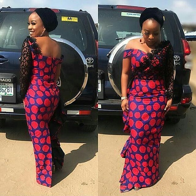 latest ankara and lace combination styles in 2018