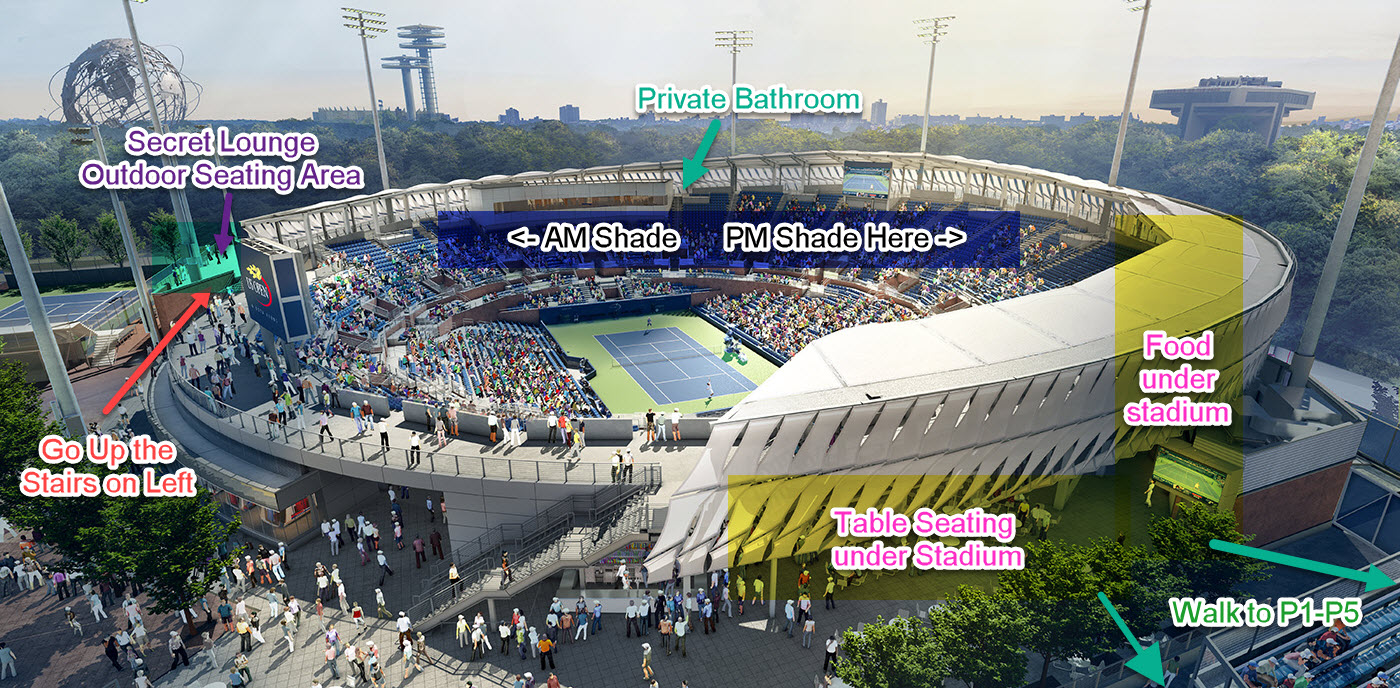 Us Open Seating Chart Ashe