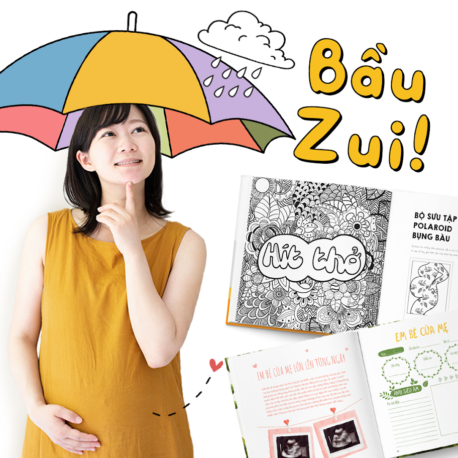 [A116] Top đầu sách tô màu cực hữu ích cho Bà Bầu