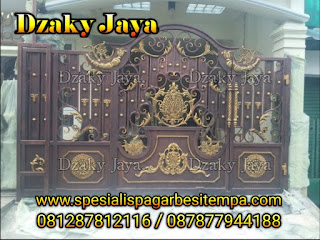 produk pintu gerbang besi tempa klasik Dzaky Jaya No.05