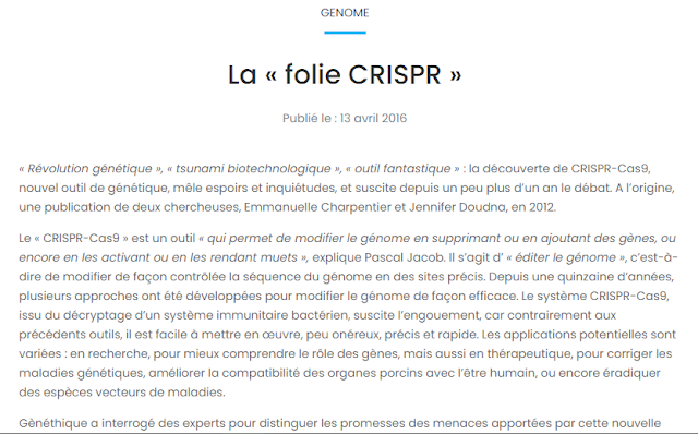 Folie CRISPR