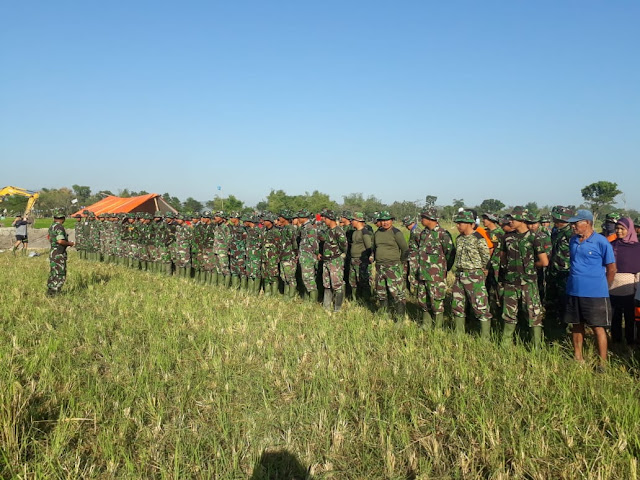 Ratusan Prajurit Diterjunkan Di TMMD Reg 105 Kodim Klaten