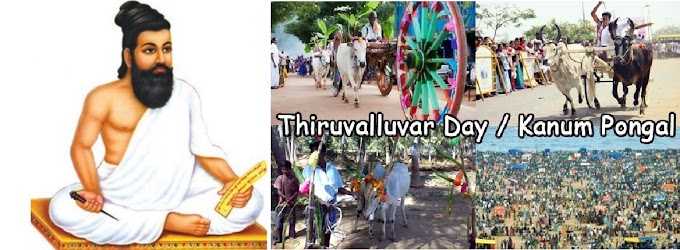 తిరువళ్లువర్ రోజు & కనుం పొంగల్ - Thiruvalluvar Day / Kanum Pongal