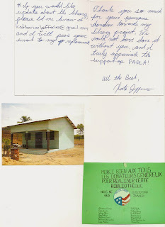 Peace Corps Partnership thank you letter to PAPCA