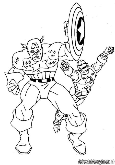 baby captain america coloring pages - photo #36