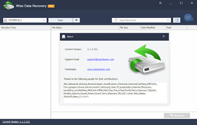 Screenshot Wise Data Recovery Pro 5.1.3.331 Full Version Screenshot Wise Data Recovery Pro 5.1.3.331 Full Version