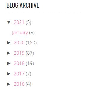 Blog Archieve 2016-2020