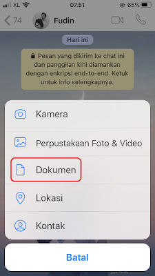 Cara Mengirim Foto Berbentuk Dokumen Di Whatsapp Pada Ios Nununk Com