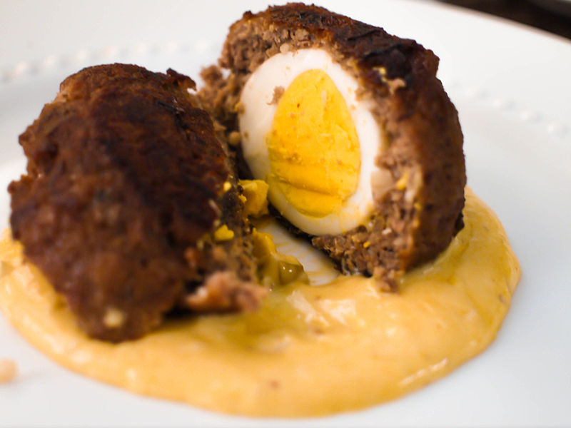 How to Make Scotch Egg with Flour, Scotch Egg Recipe Fried How to Make Scotch Egg with Flour