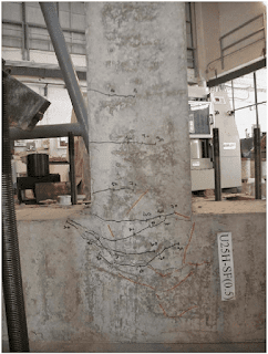 Horizontal Cracks at Column Beam Junction Image Credits: Bilal S. Hamad, Research Gate